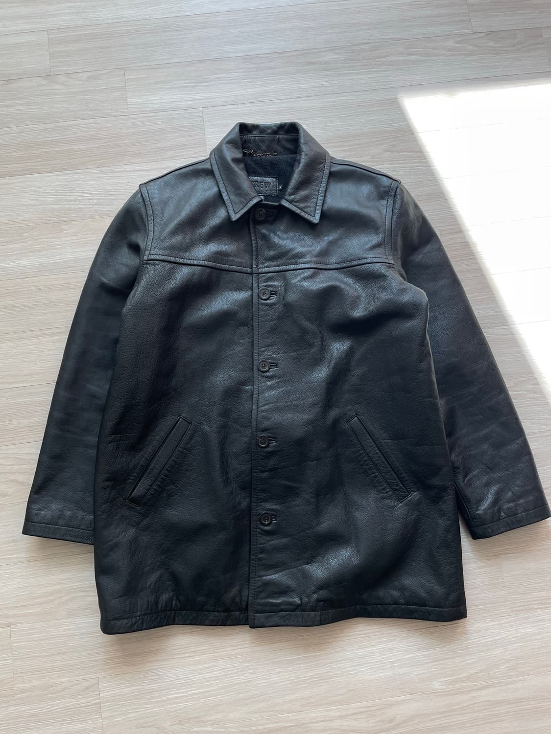 빈티지 제이크루 레더 카코트 상품이미지1