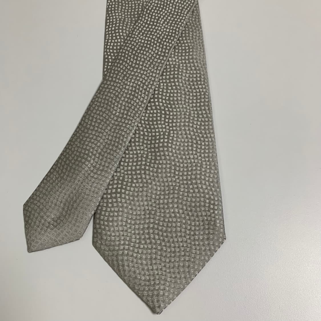 알마니(ARMANI) 명품 클래식넥타이 화이트 신형 A+등급 상품이미지4