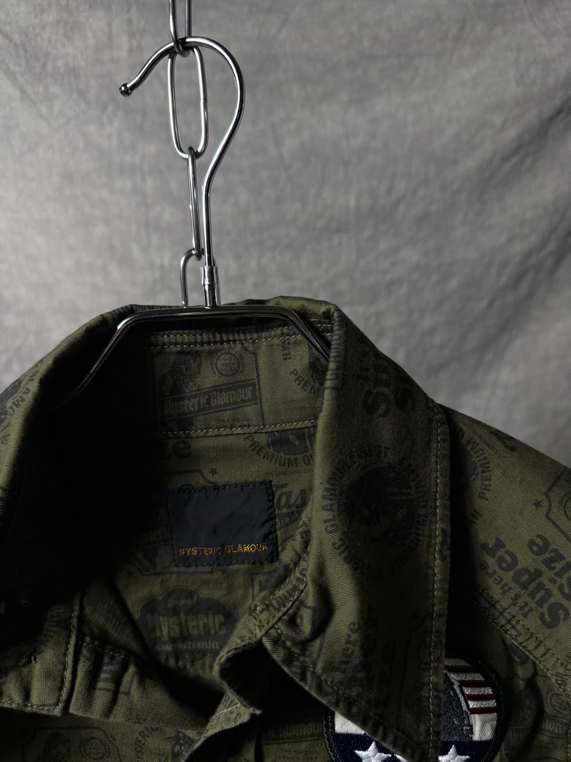 히스테릭글래머 밀리터리 패치 셔츠 상품이미지5