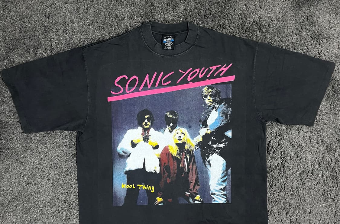 (rep) 빈티지 소닉유스 티셔츠 pink 상품이미지3