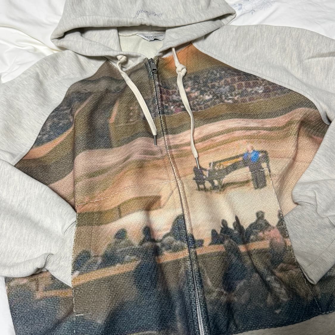 애프터프레이 프린트패널 후드집업 S 상품이미지2