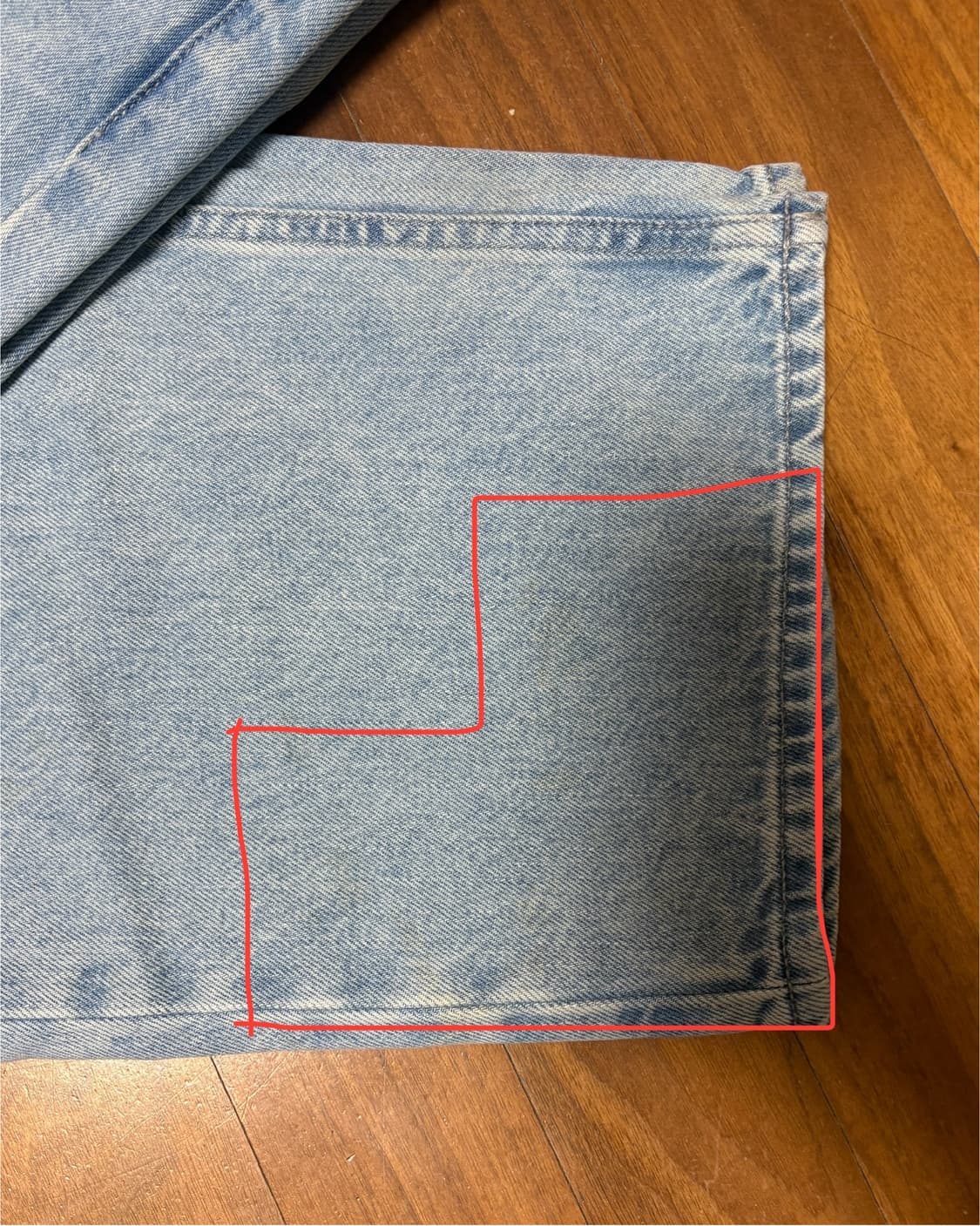 [UNIQLO] uniqlo wide straight jean 와이드 스 상품이미지3