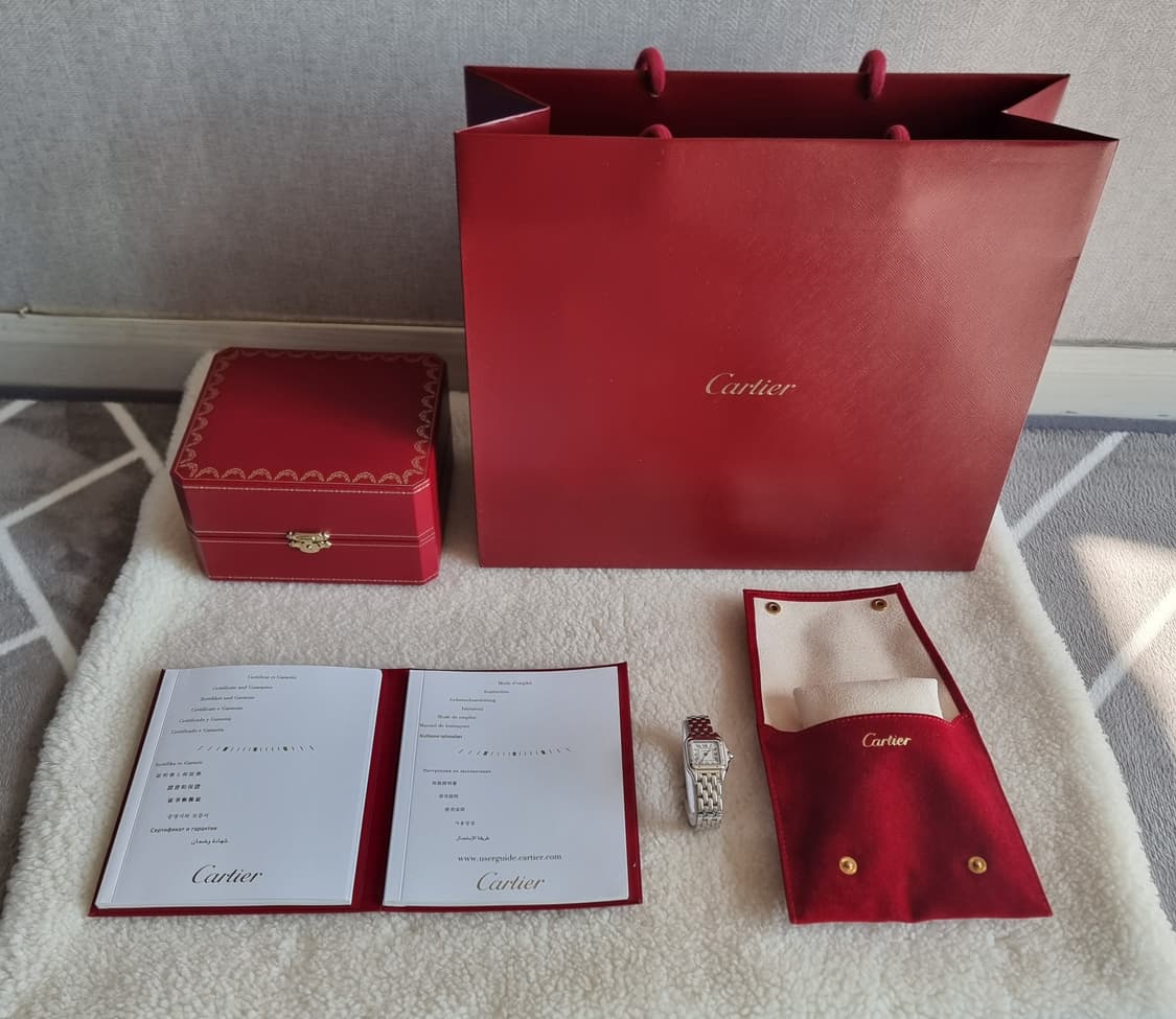 [까르띠에 풀세트] 신형 팬더 스몰 S 스틸 쿼츠 여성시계 18년 상품이미지10