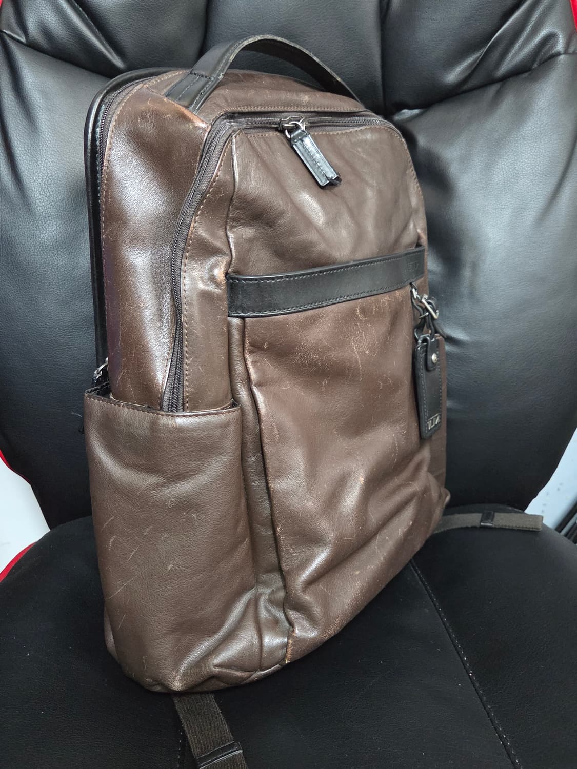 (정품) [투미] 클레이톤 가죽 백팩 | 00002 상품이미지3