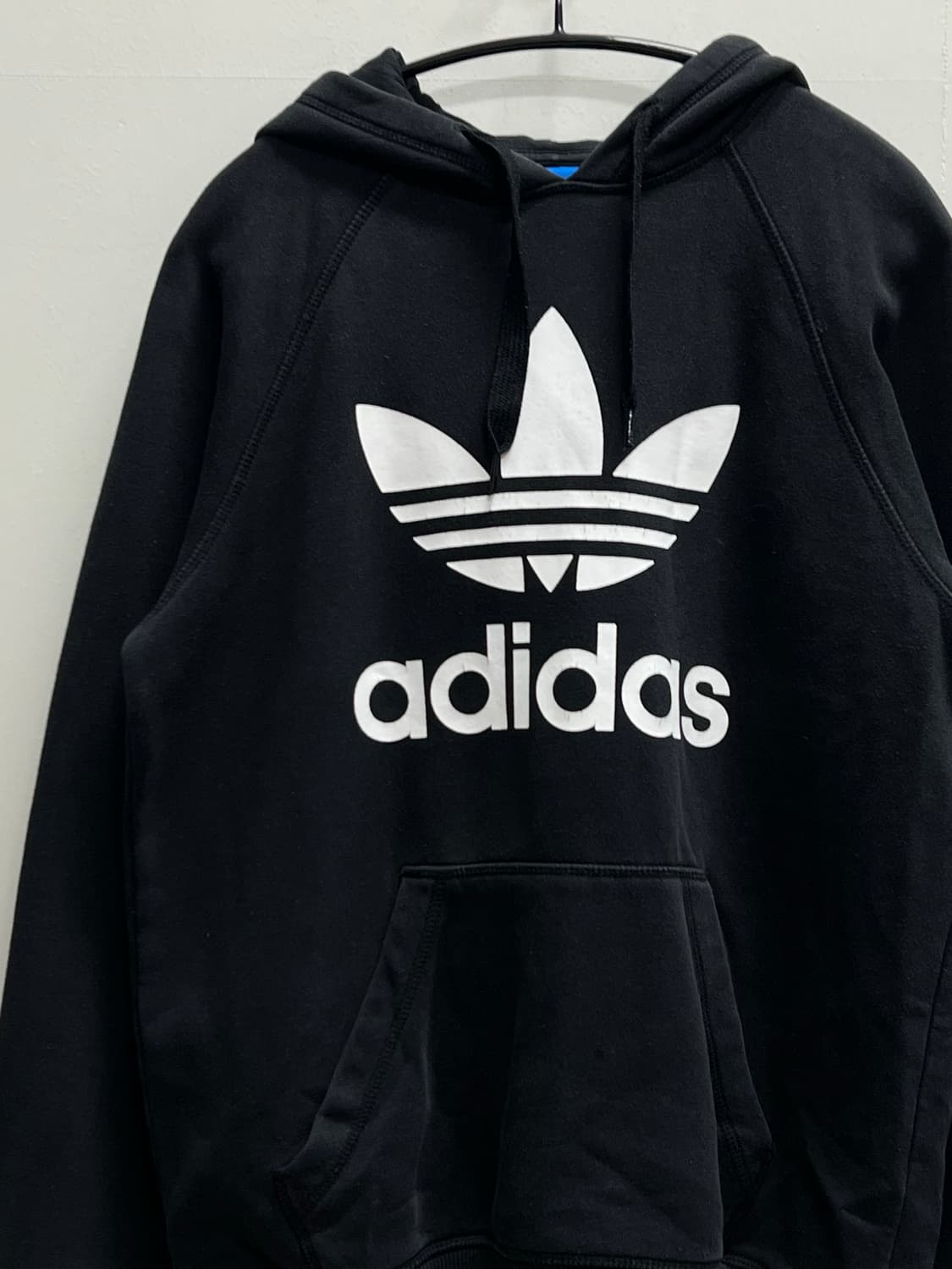 아디다스 오리지날 빅 트레포일 후드 티 블랙 상품이미지3