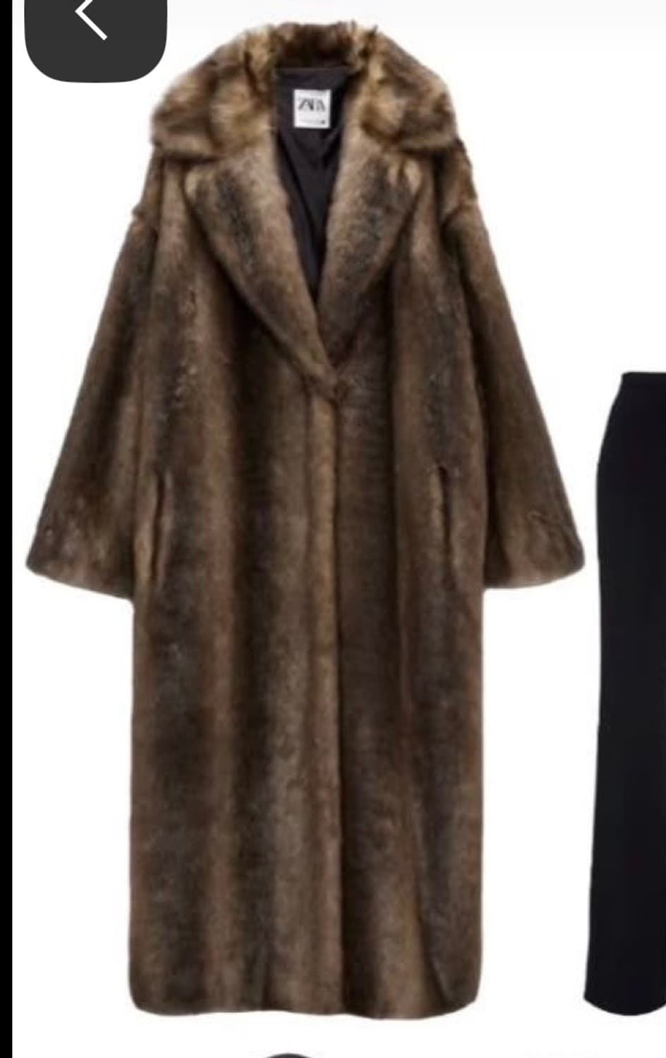 zara faux fur coat 자라 퍼자켓 퍼코트 상품이미지2