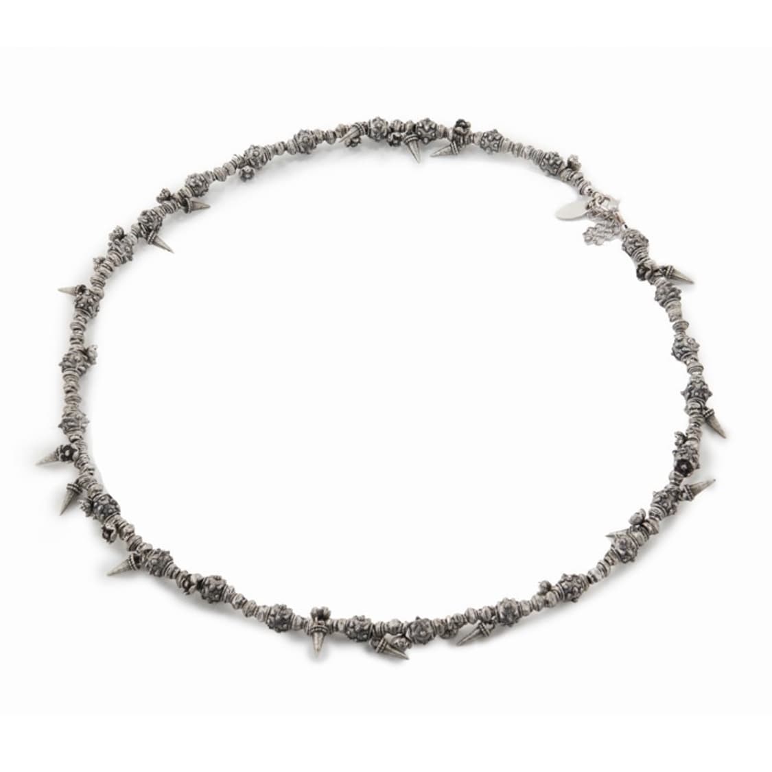 604 METAL FENCE CHUNKY LONG NECKLACE 상품이미지2