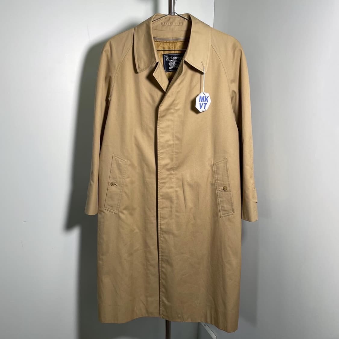 버버리 체크 안감 싱글 트렌치 코트 상품이미지2