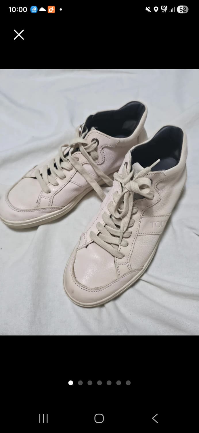 [토즈 TOD’S 연핑크 가죽 스니커즈 35½] 상품이미지1