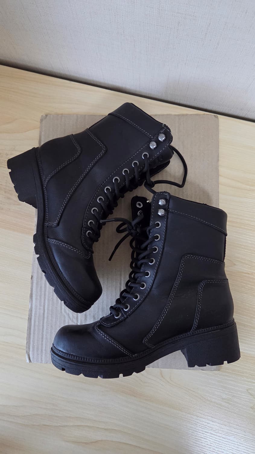 할리데이비슨 블랙 부츠 상품이미지2