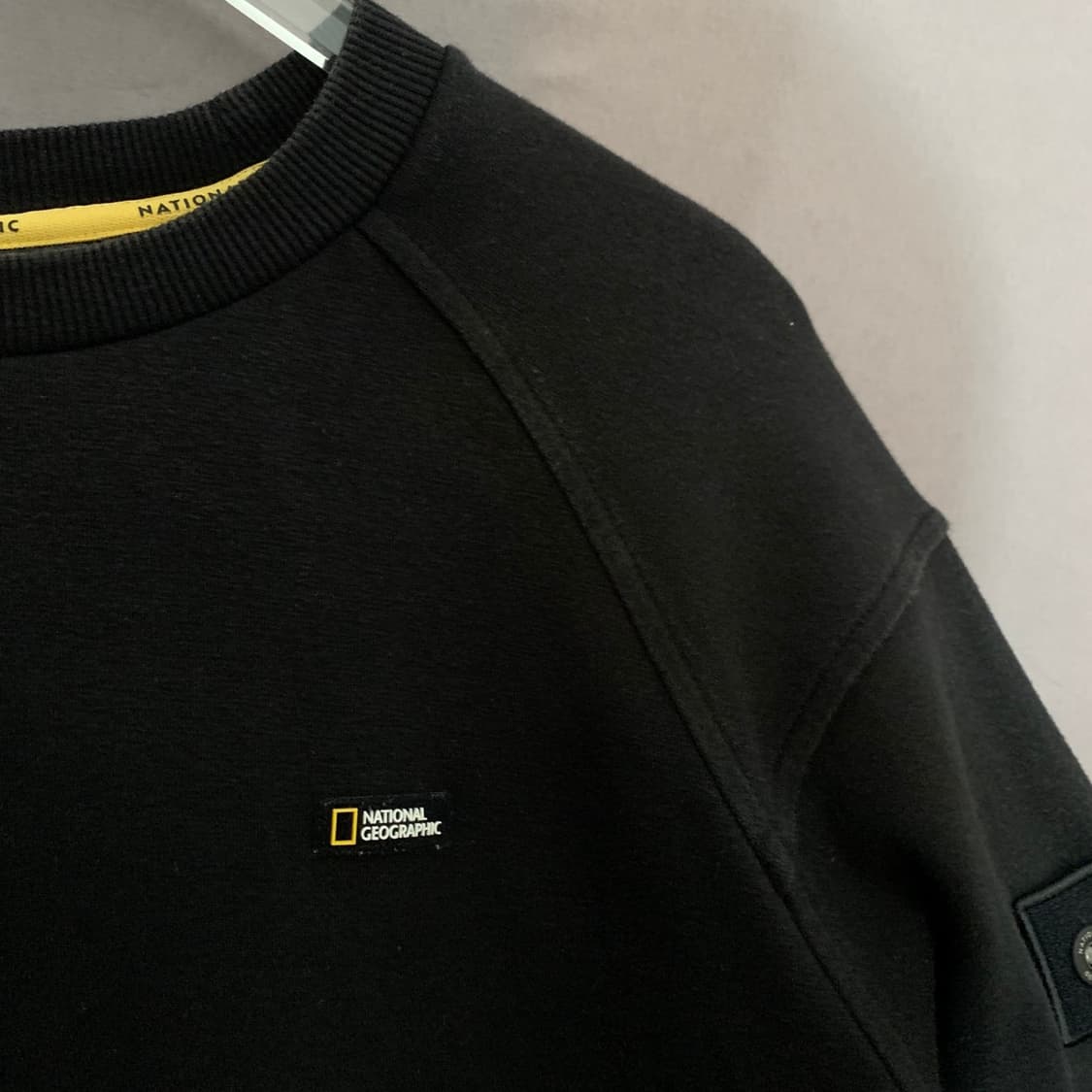 S 내셔널지오그래픽 공용 세미 오버핏 와펜 맨투맨 상품이미지5