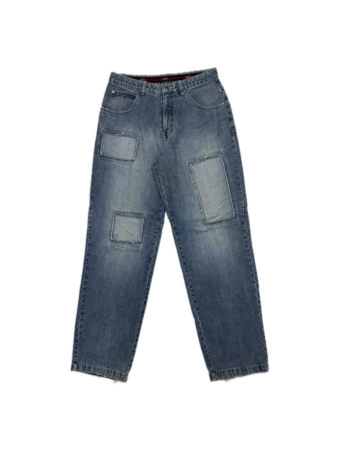 빈티지 패치워크 데님 팬츠  상품이미지1