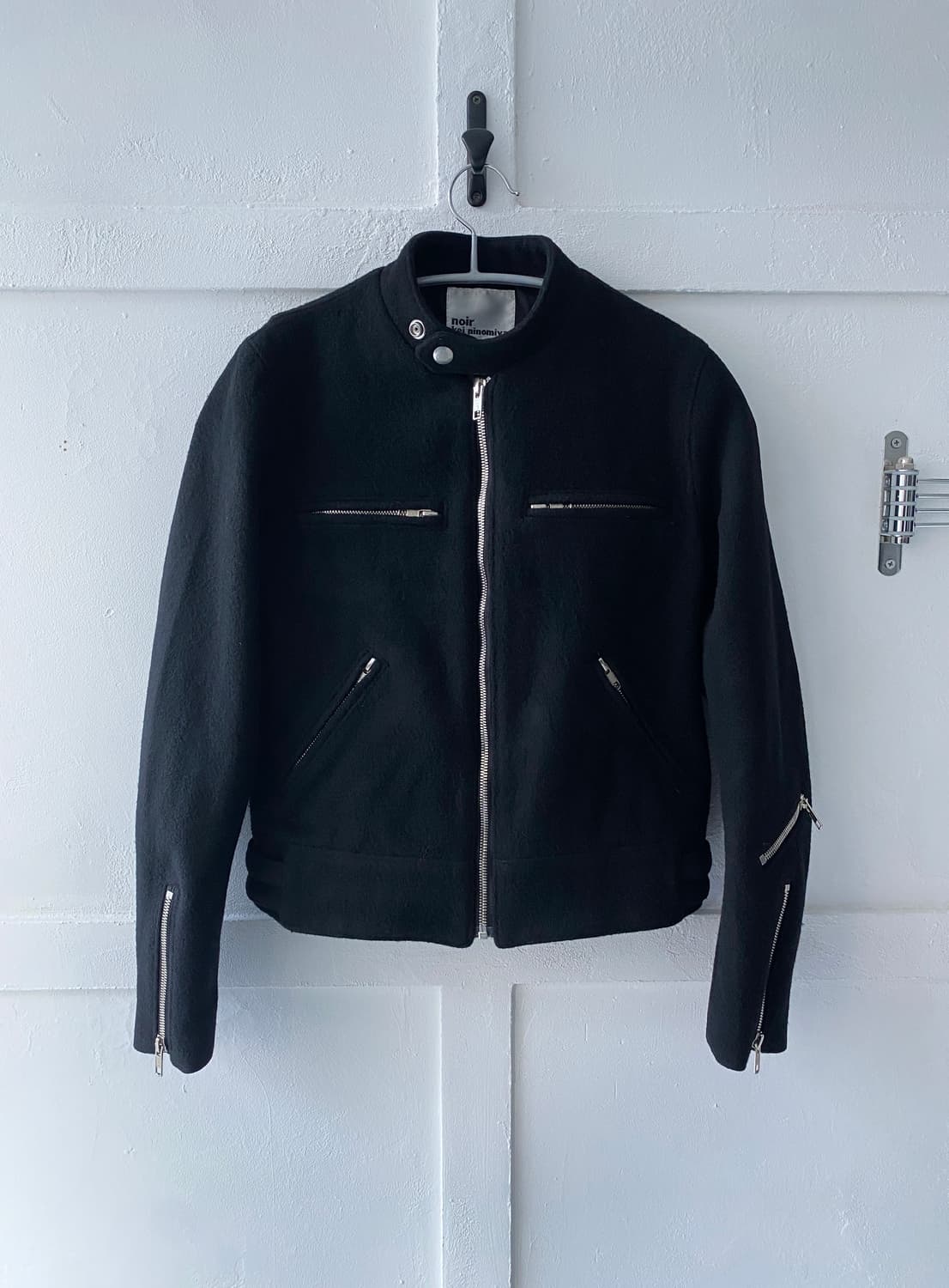[Noir kei ninomiya] 울 라이더 자켓 상품이미지1