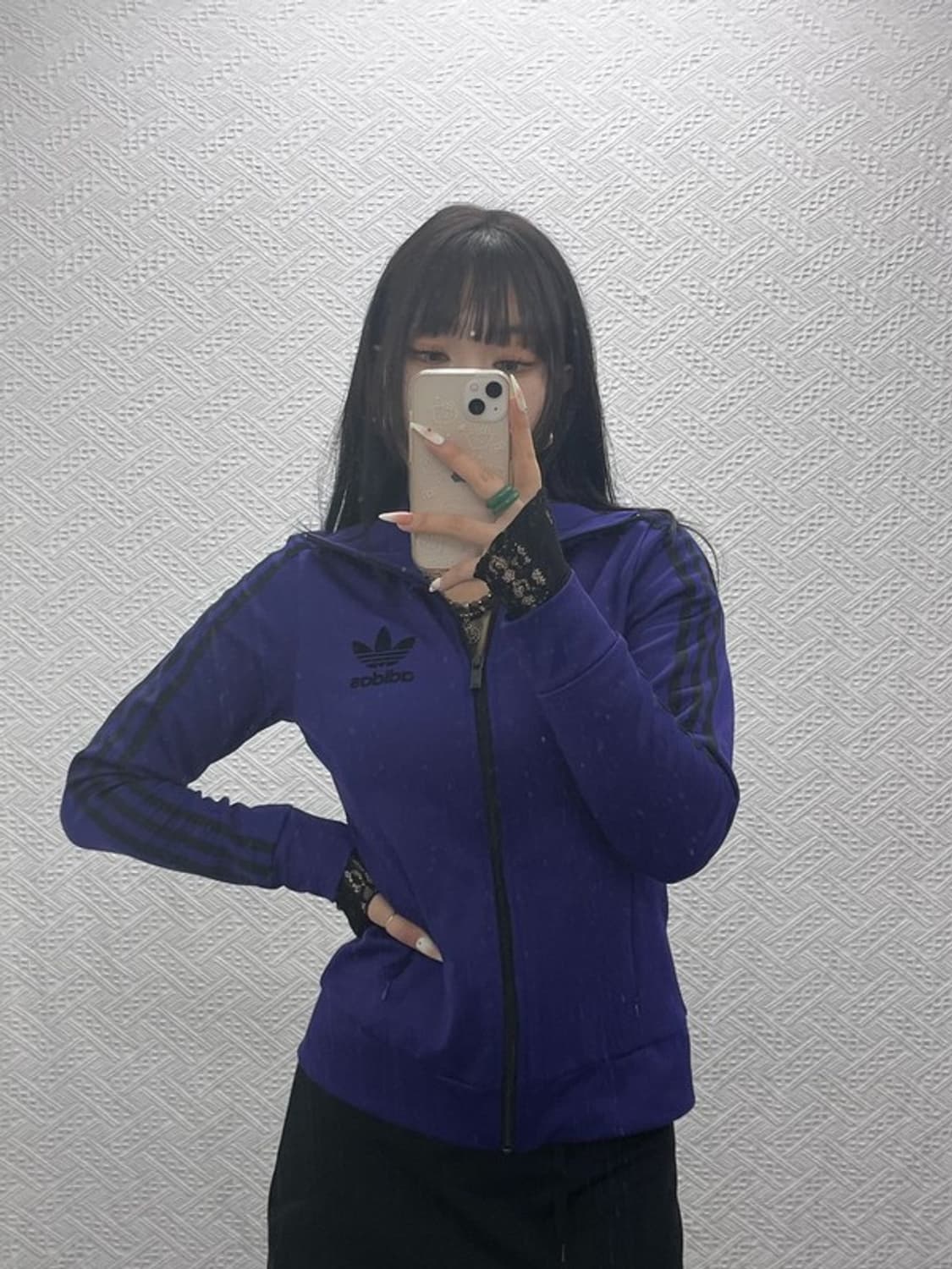 아디다스 레트로 빈티지 유로파 딥퍼플 져지 집업 90 C09375 상품이미지2