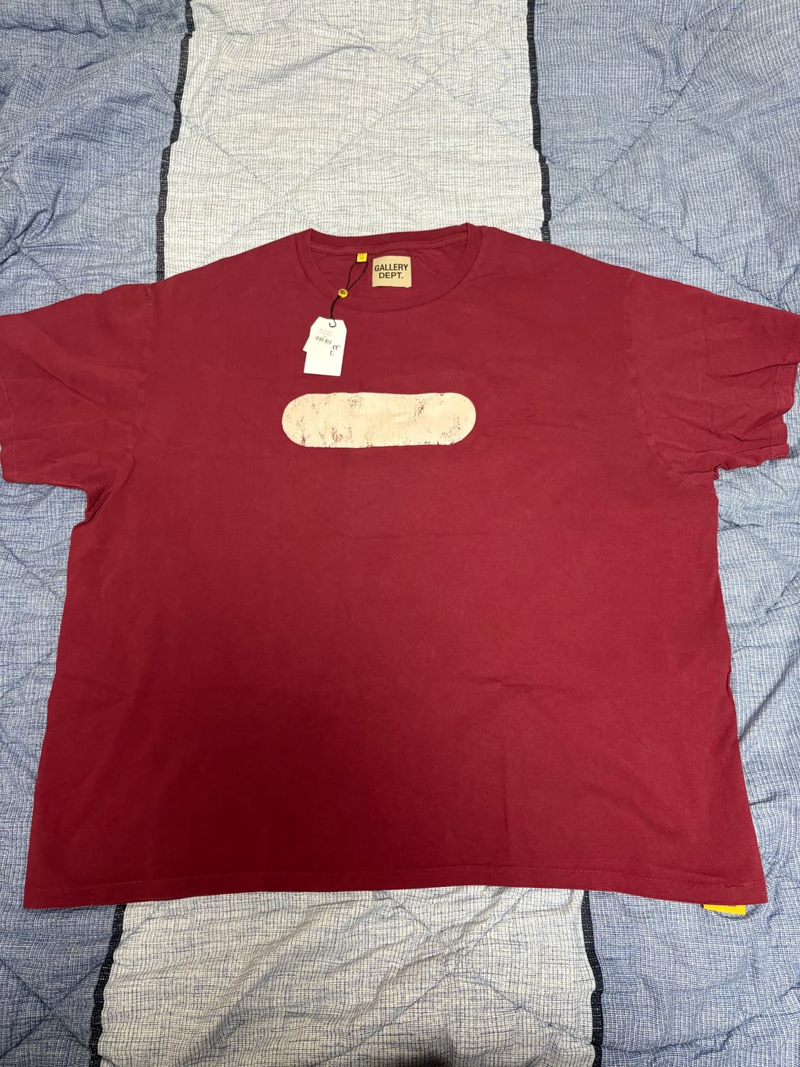 갤러리 디파트먼트 짐로고 반팔 마룬 2XL 상품이미지1