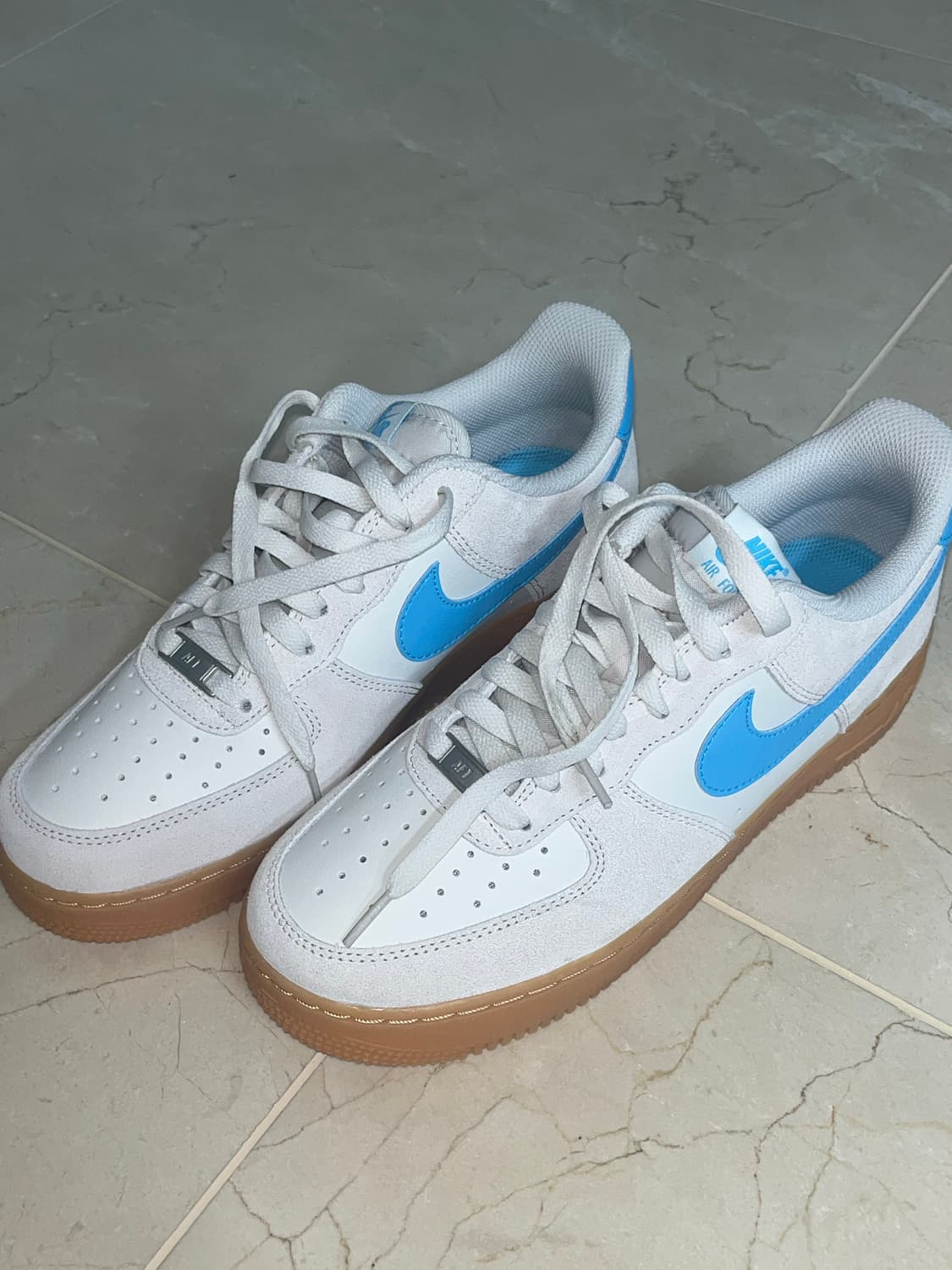 미착용 새상품 나이키 에어 포스 1 '07 LV8 팬텀 볼틱 블루 상품이미지1
