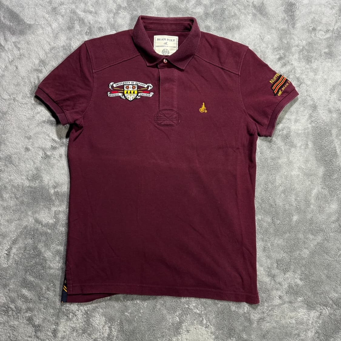 빈폴 빈티지 옥스포드 버건디 카라티 상품이미지1