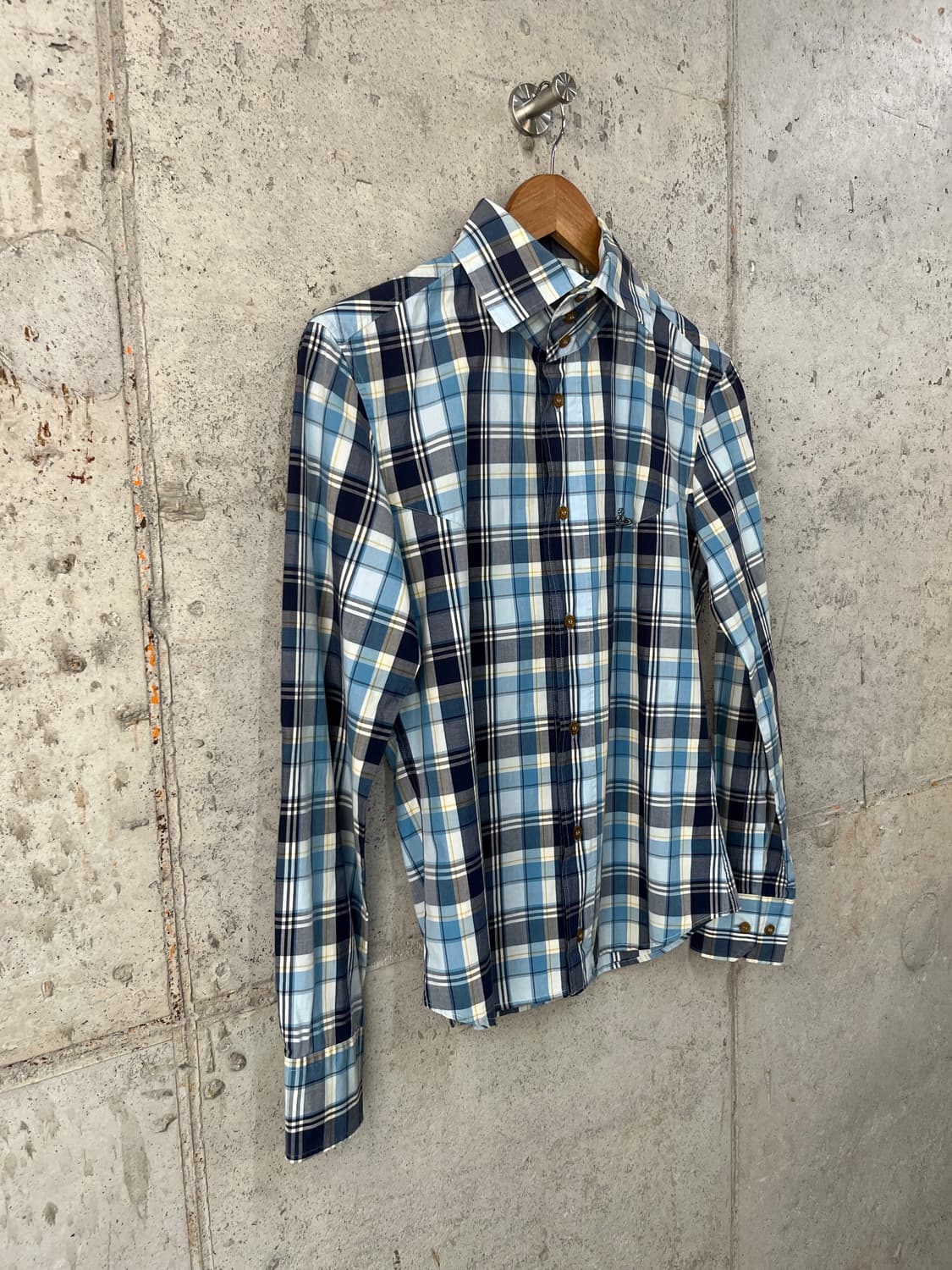 Vivienne westwood 비비안웨스트우드 하이넥 로고 셔츠 상품이미지7