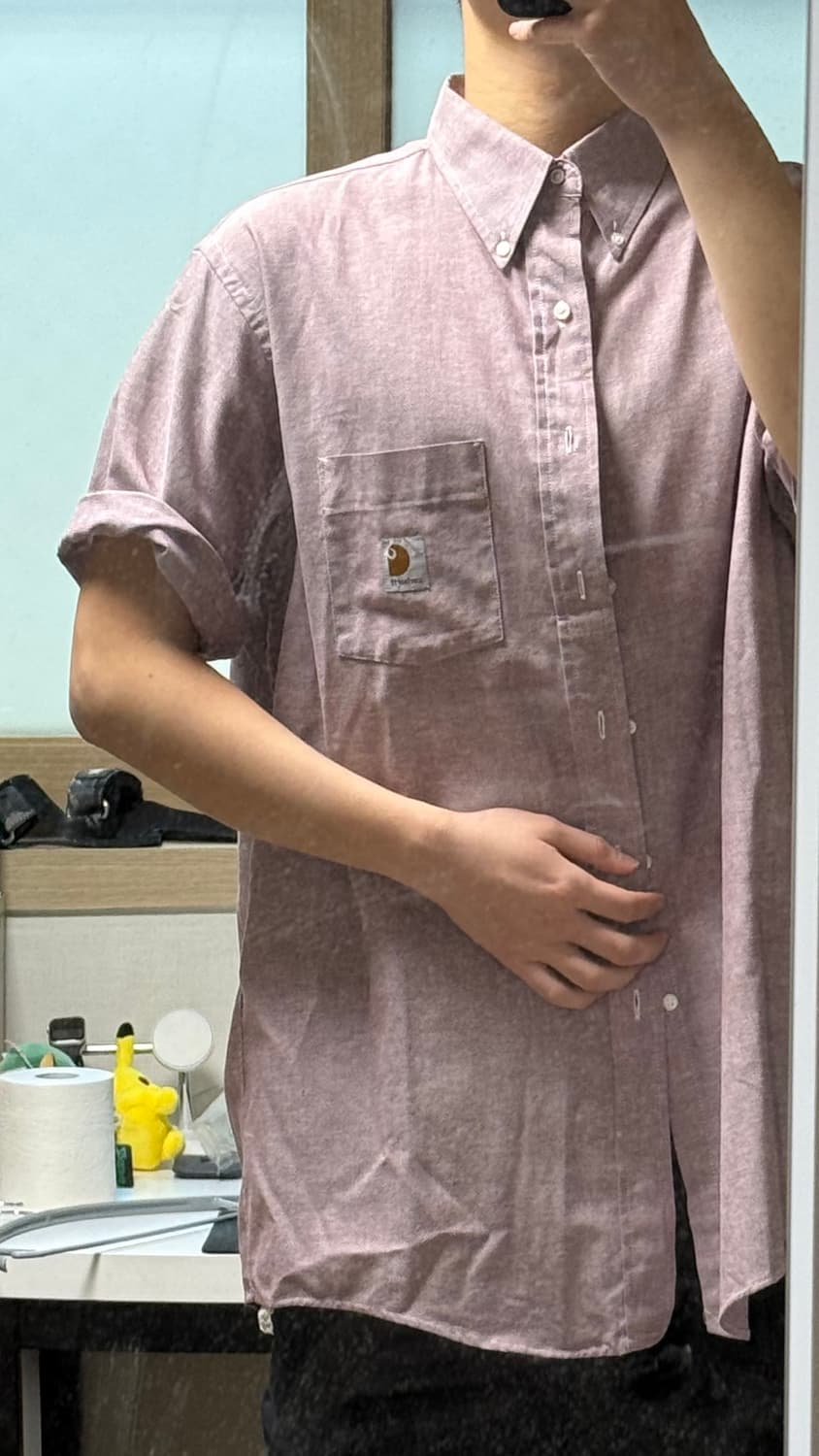 칼하트 로고 포켓 셔츠 상품이미지2