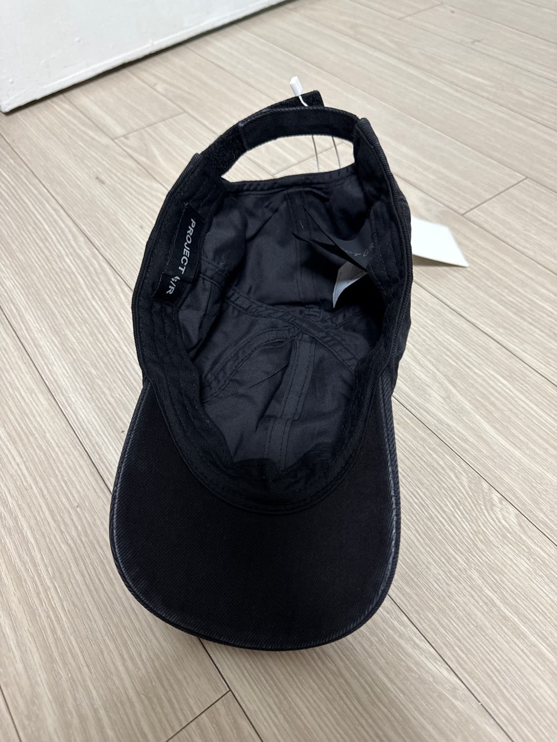 프로젝트 G/R 메탈릭 로고 캡 블랙 상품이미지5