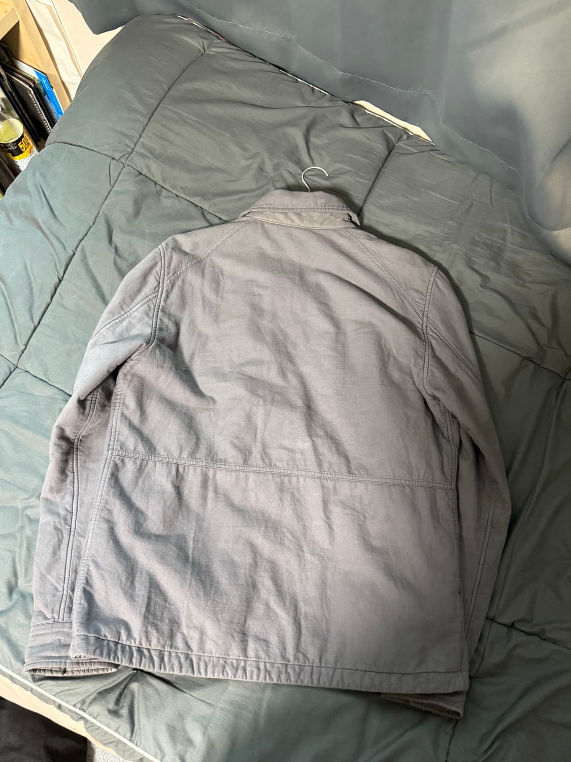 스톤아일랜드 차콜 암드패치 오버셔츠자켓 상품이미지2