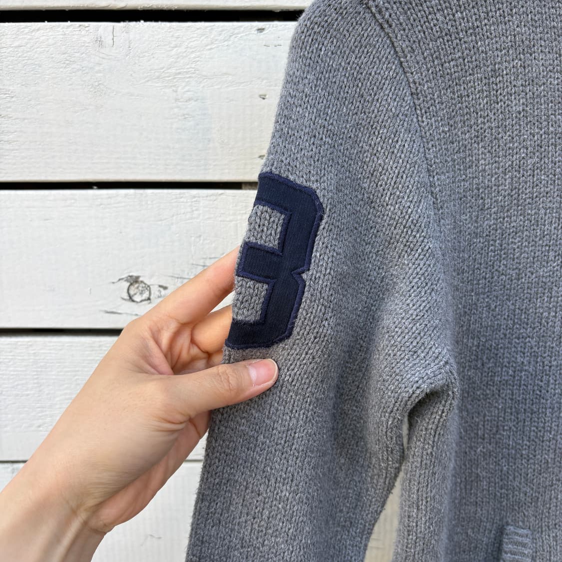 Polo 폴로 빅포니 니트 집업 상품이미지4