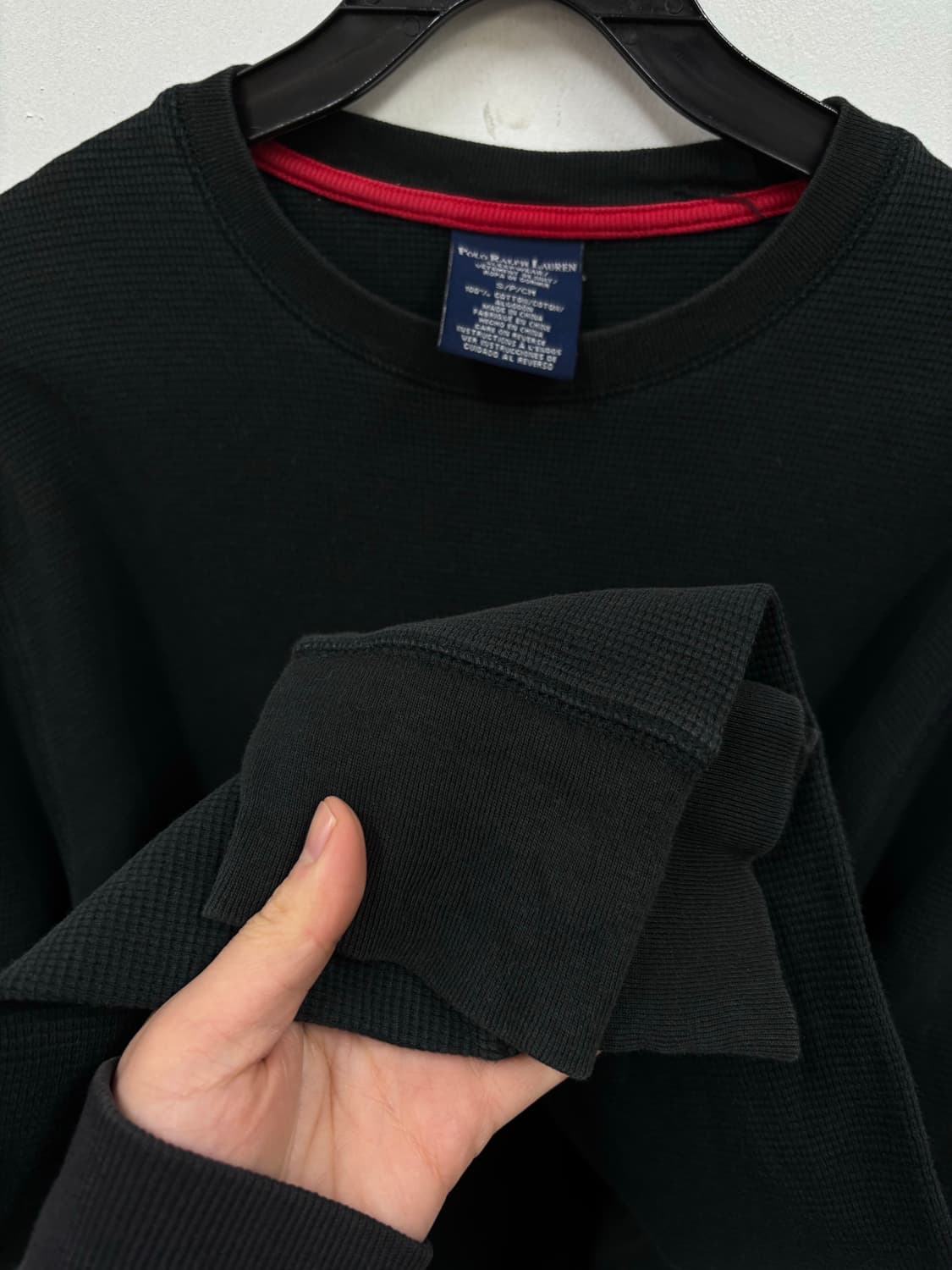 폴로랄프로렌 와플 긴팔티 상품이미지4
