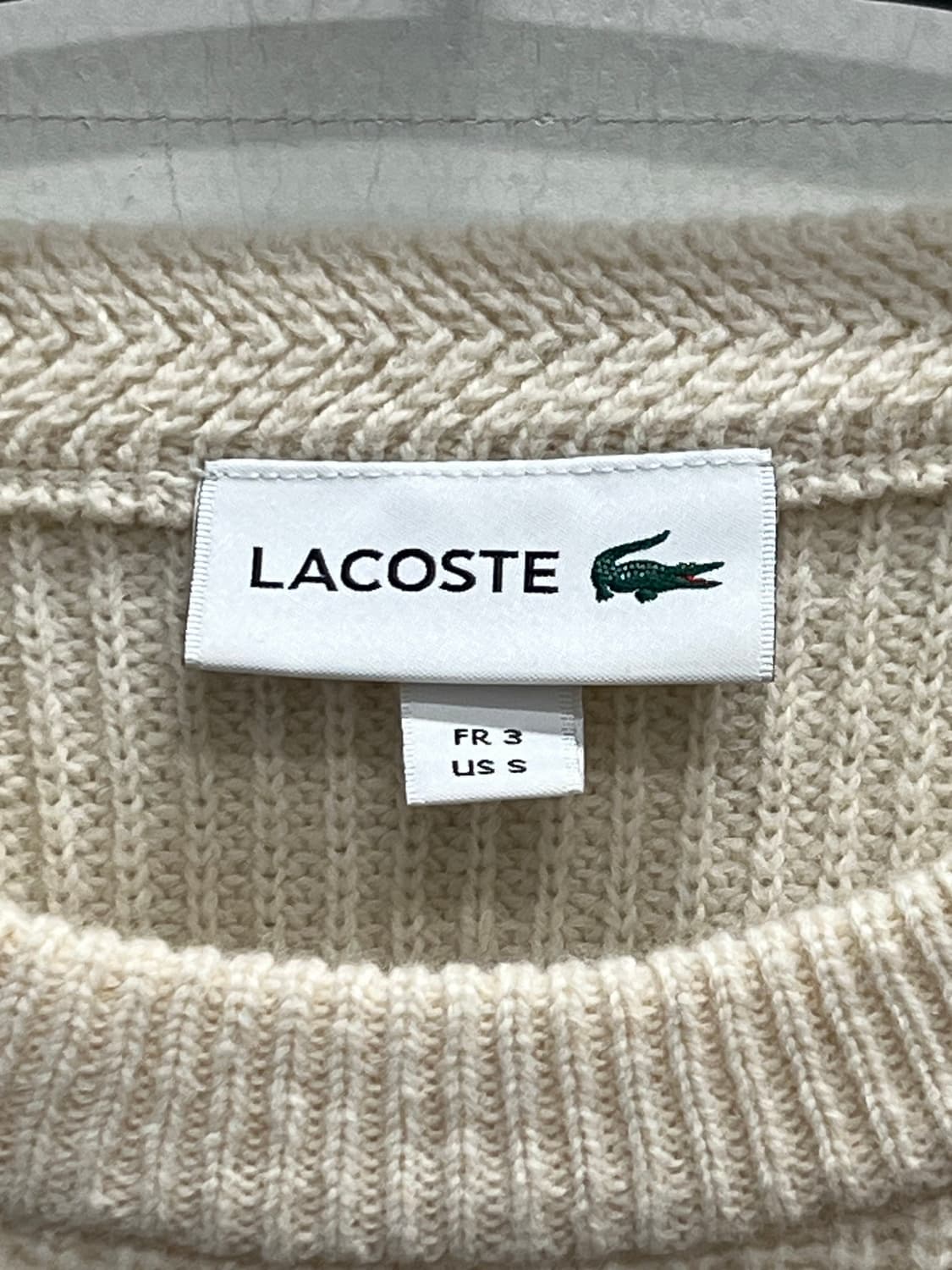 라코스테 울 스트라이프 라운드 니트 상품이미지4