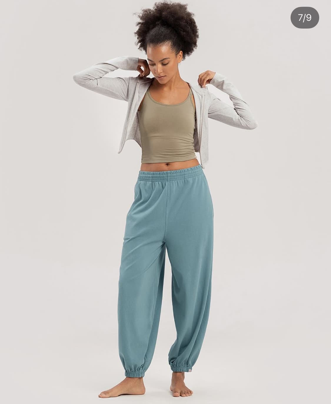 부디무드라 다이애그널 조거팬츠 상품이미지1