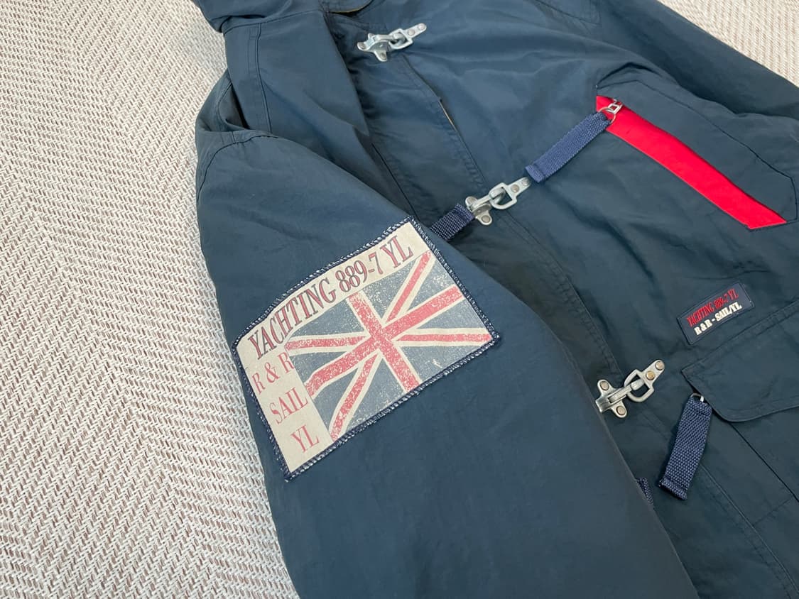 빈티지 파이어맨 버클 세일링 패딩  J03674 상품이미지2