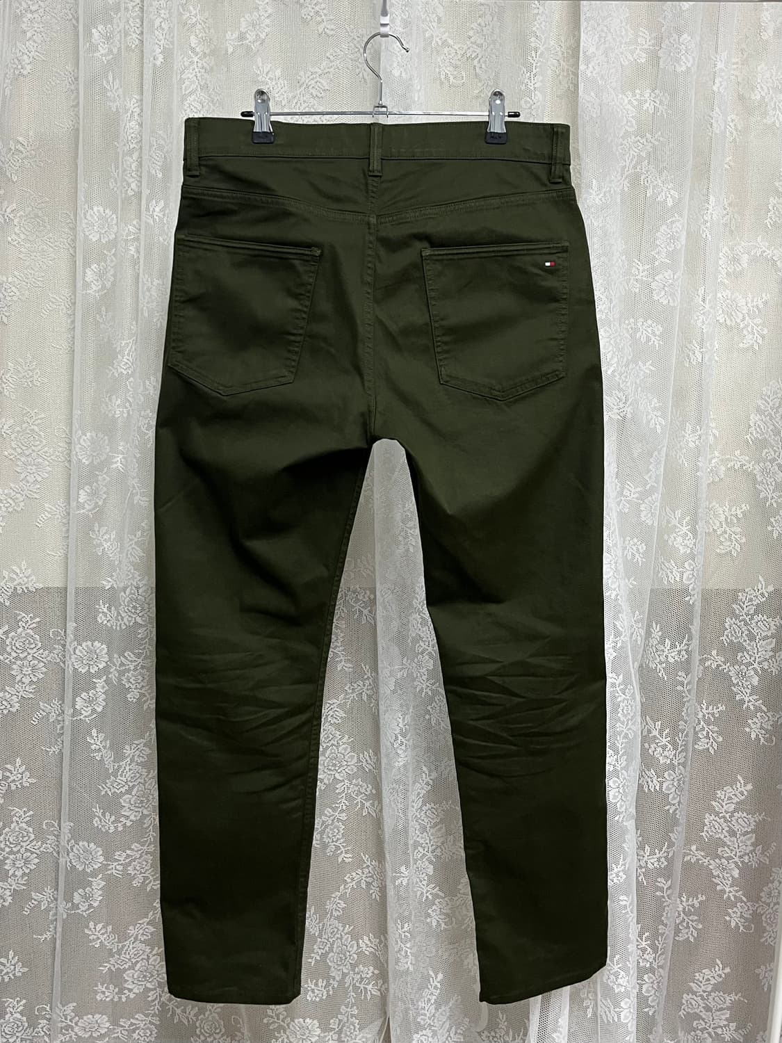 31) 타미힐피거 코튼 팬츠 카키 상품이미지2