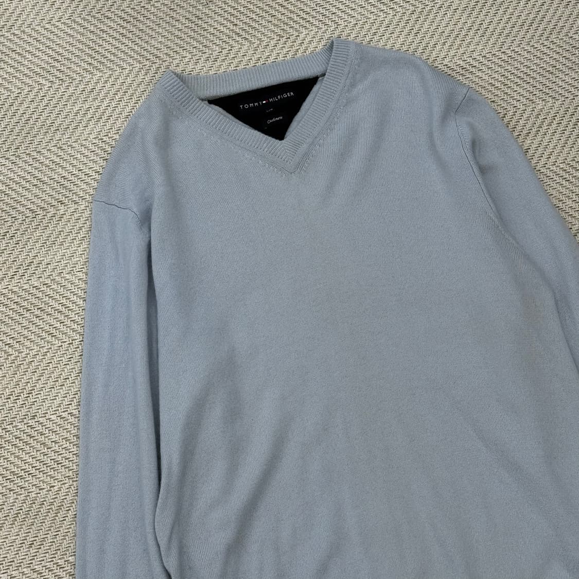 타미힐피거 브이넥 니트 r2381 상품이미지3