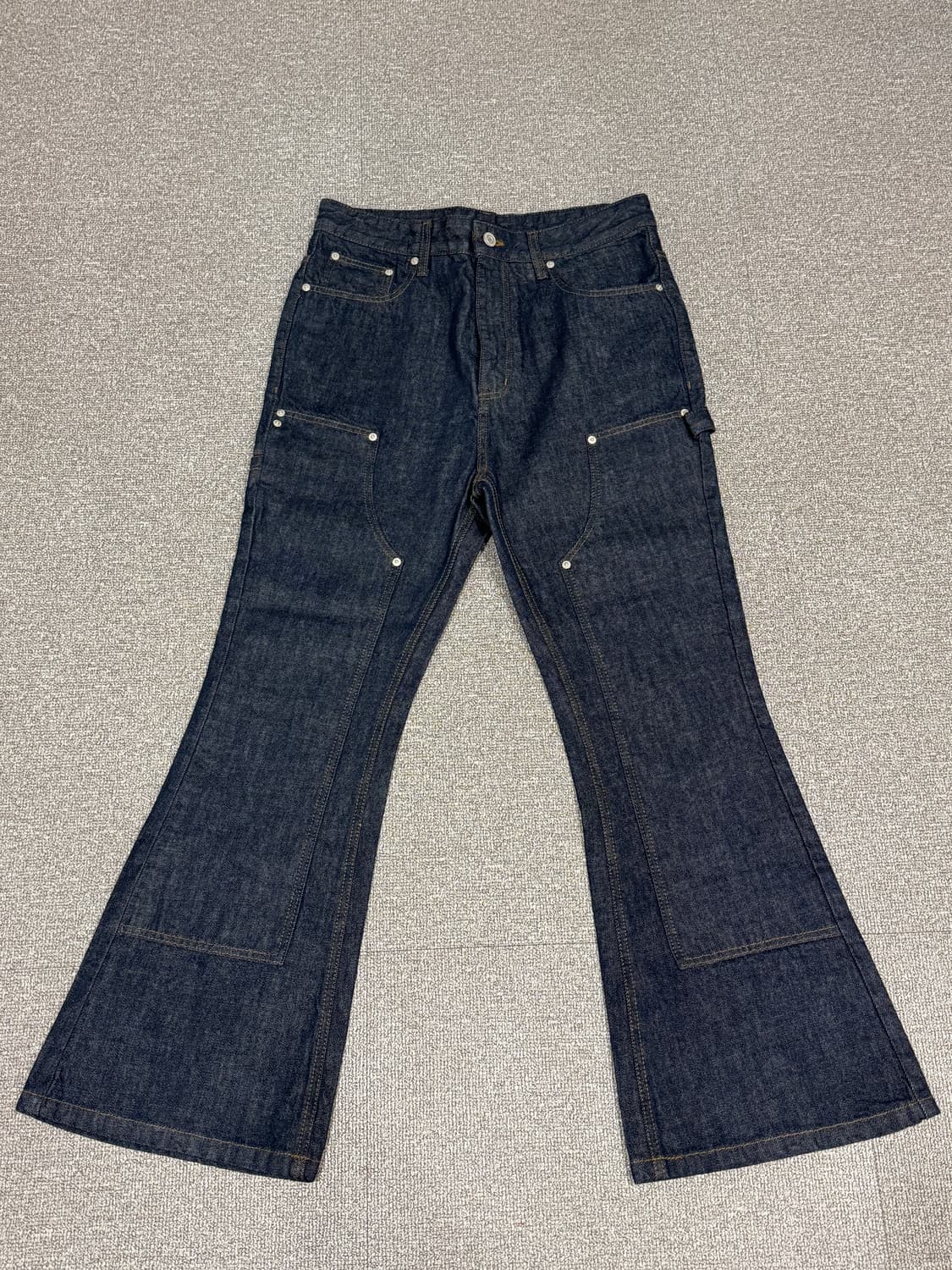 IEY 이에이 생지 플레어 부츠컷 데님 팬츠 M 상품이미지4