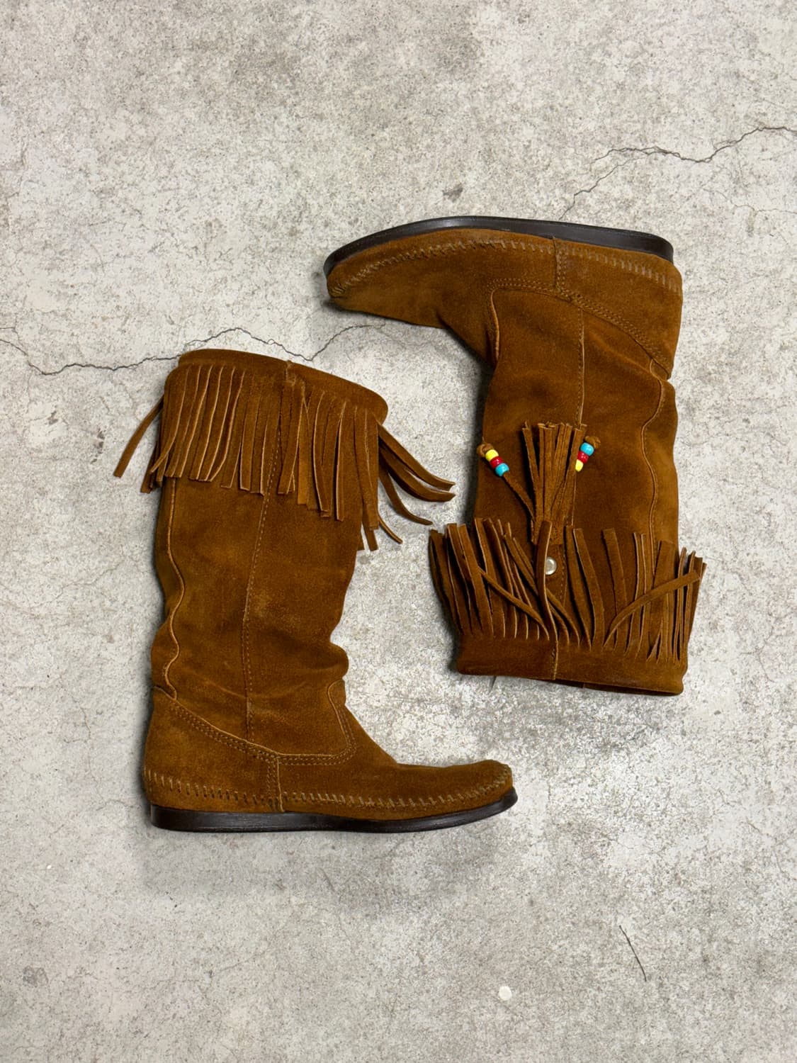 미네통카 스웨이드 프린지 부츠 상품이미지9