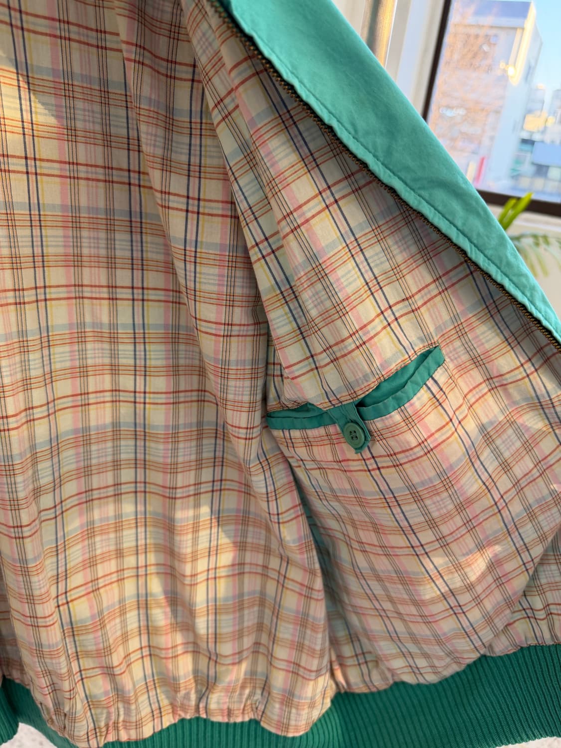 랄프로렌 빈티지 봄버 블루종 자켓 상품이미지8