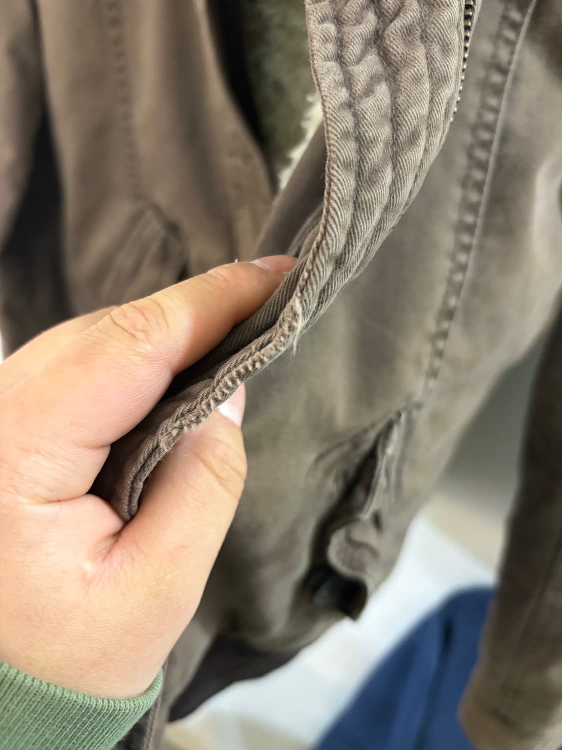 아베크롬비 초코 브라운 워크 자켓 상품이미지10