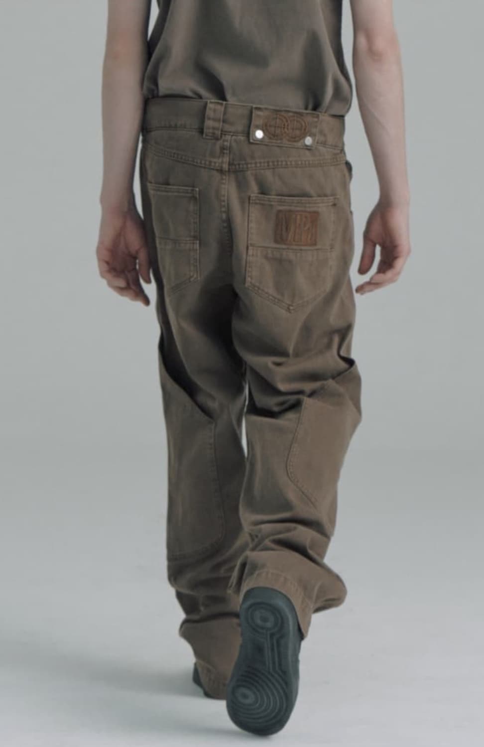 (M) 플라스틱프로덕트 카프 포켓 팬츠 브라운 상품이미지1