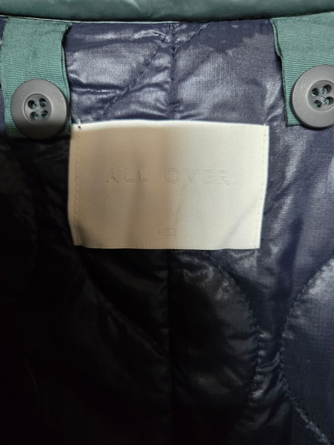 ALL OVER 개파카 스타일 오버핏 롱야상패딩 남녀공용 상품이미지8