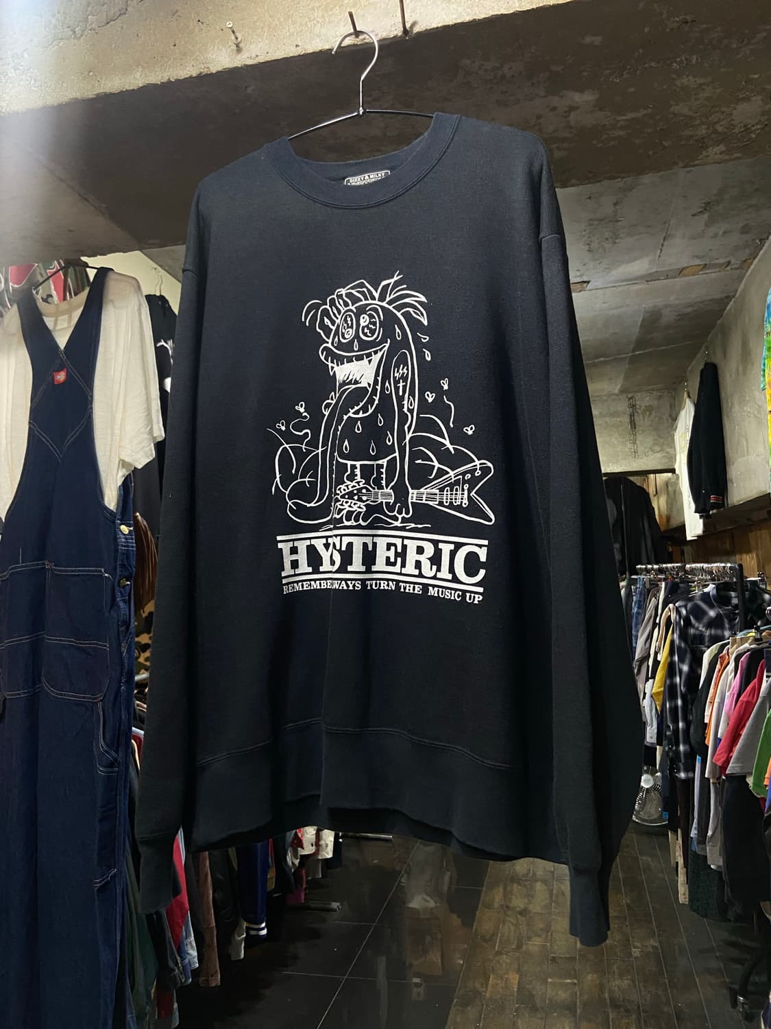 Hysteric Glamour 히스테릭 글래머 SBM 크레이지 맨투맨  상품이미지2