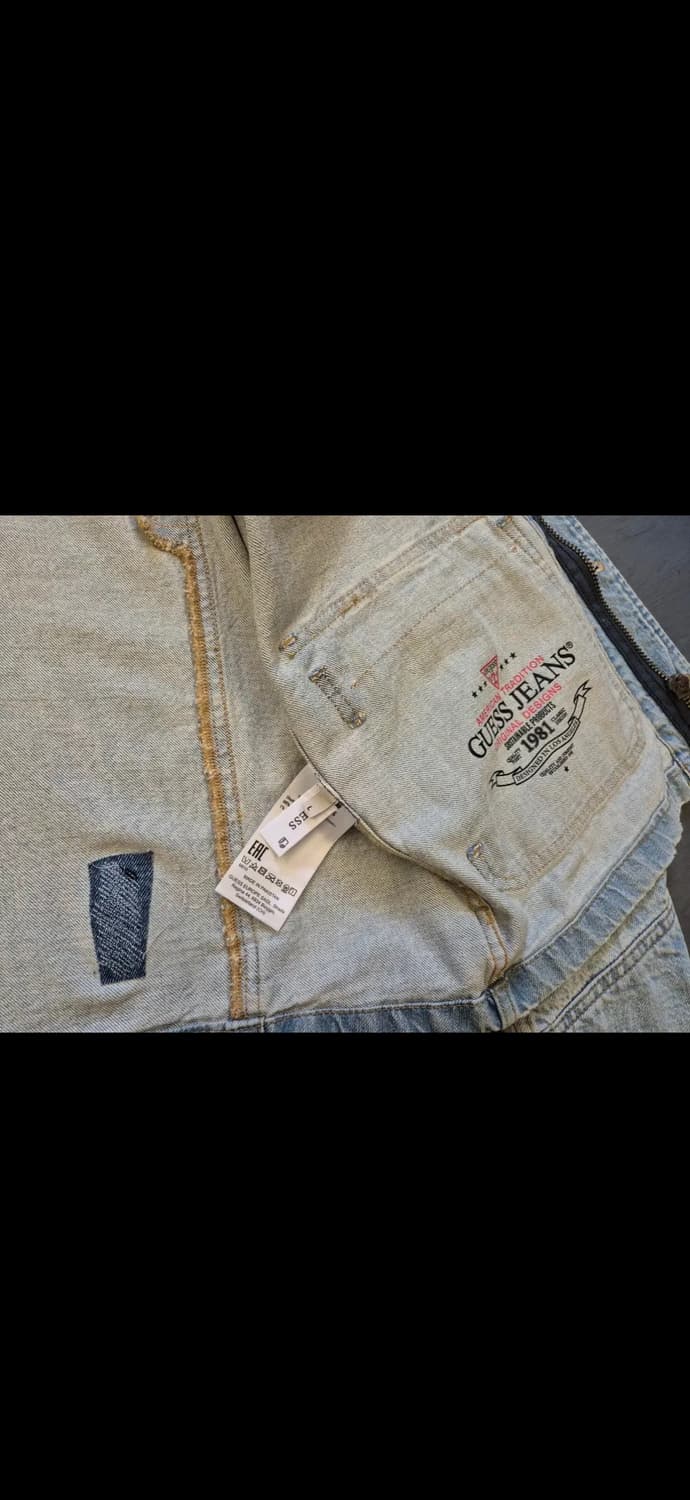 GUESS  게스 데님 초어 자켓 XL 상품이미지10