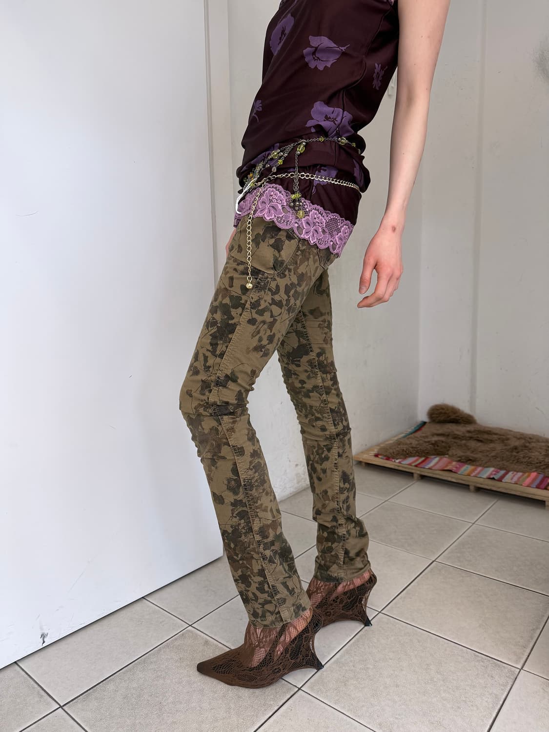 floral skinny pants 상품이미지3