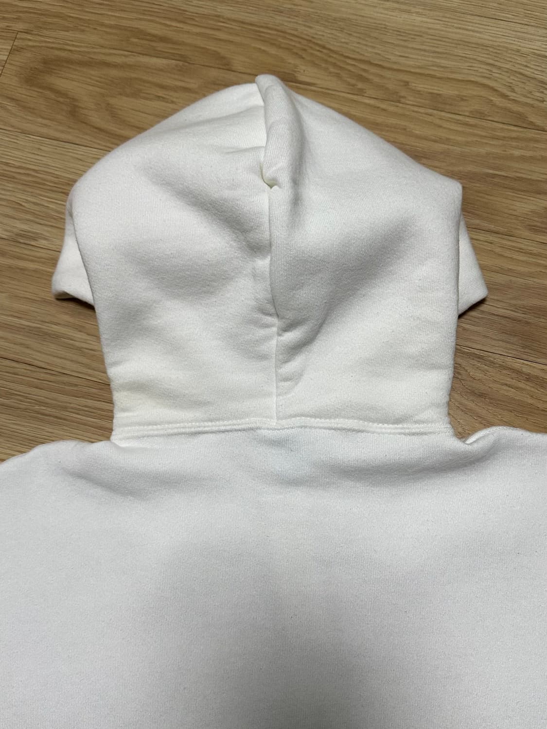 80s 빈티지 러셀 후드집업 화이트 XL USA 상품이미지9