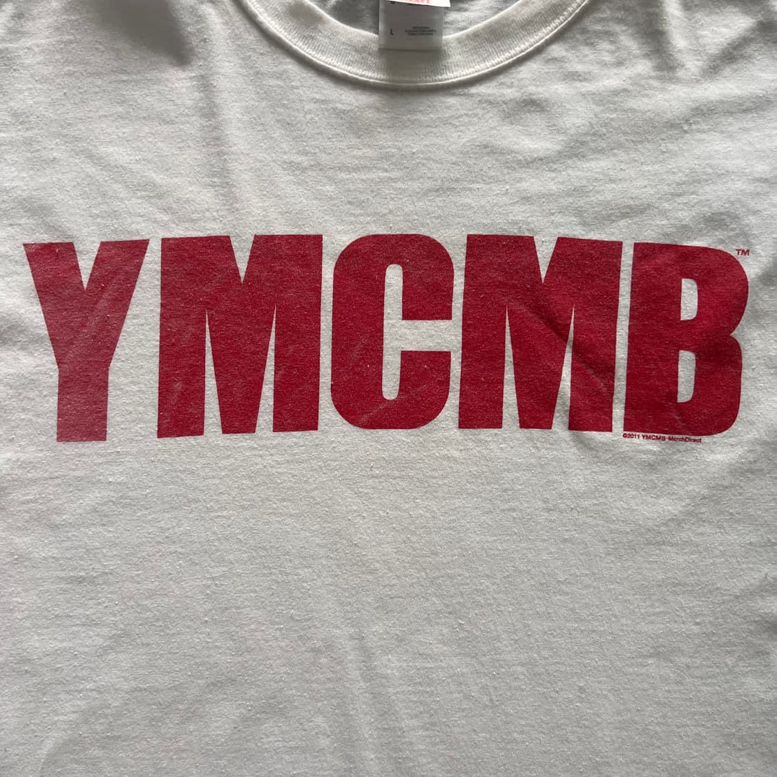 [L] 미국 빈티지 YMCMB 힙합 티셔츠 상품이미지2