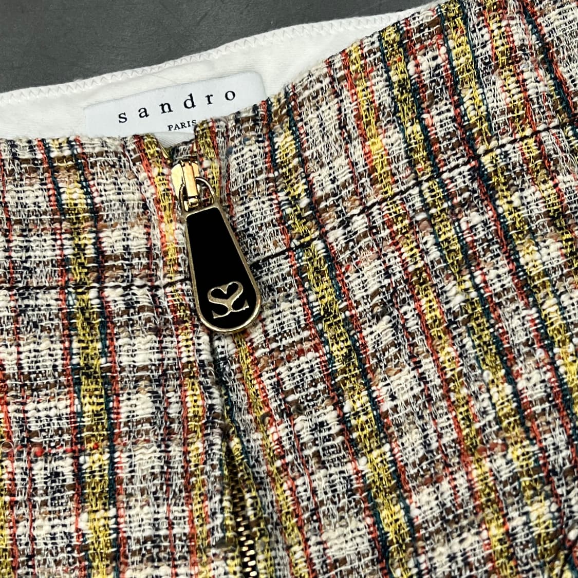 산드로 트위드 숏팬츠 y16380 상품이미지4