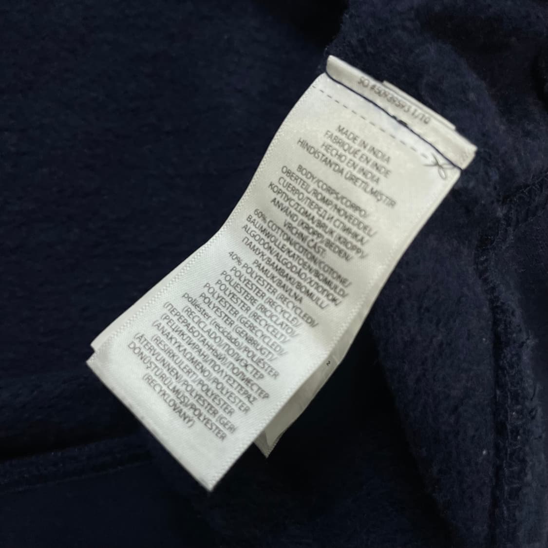 폴로 랄프로렌 포니 로고 크루넥 맨투맨 네이비 상품이미지4