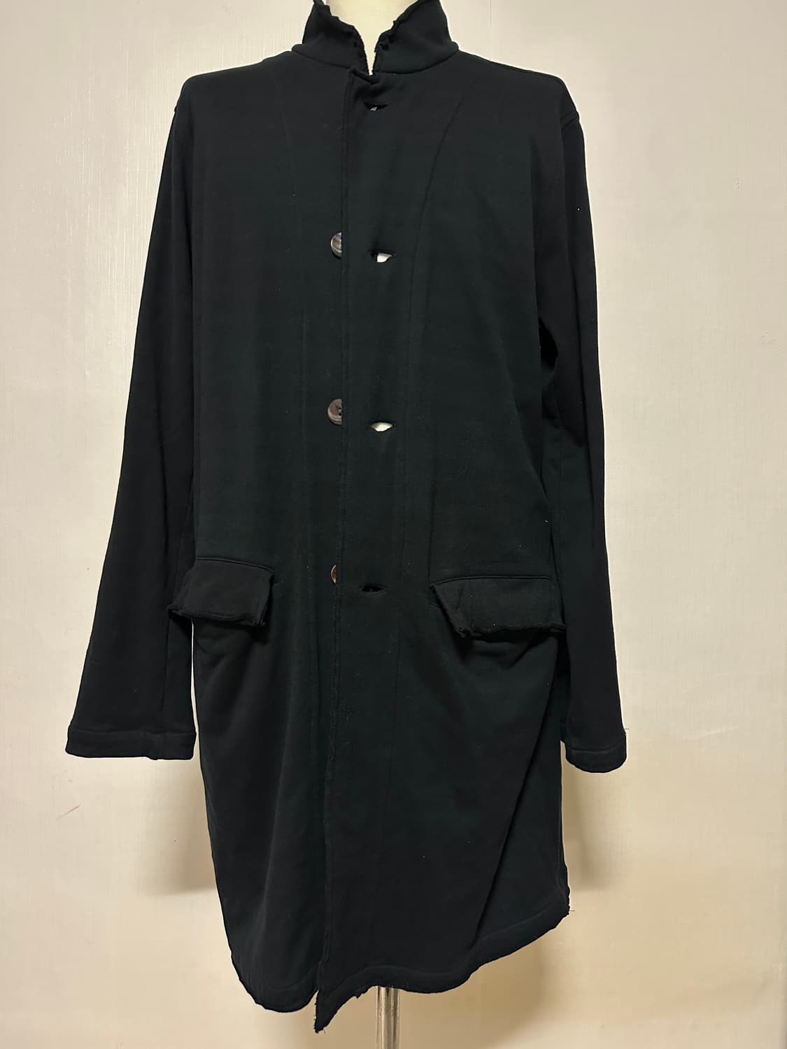 Niche black long cardigan 상품이미지4
