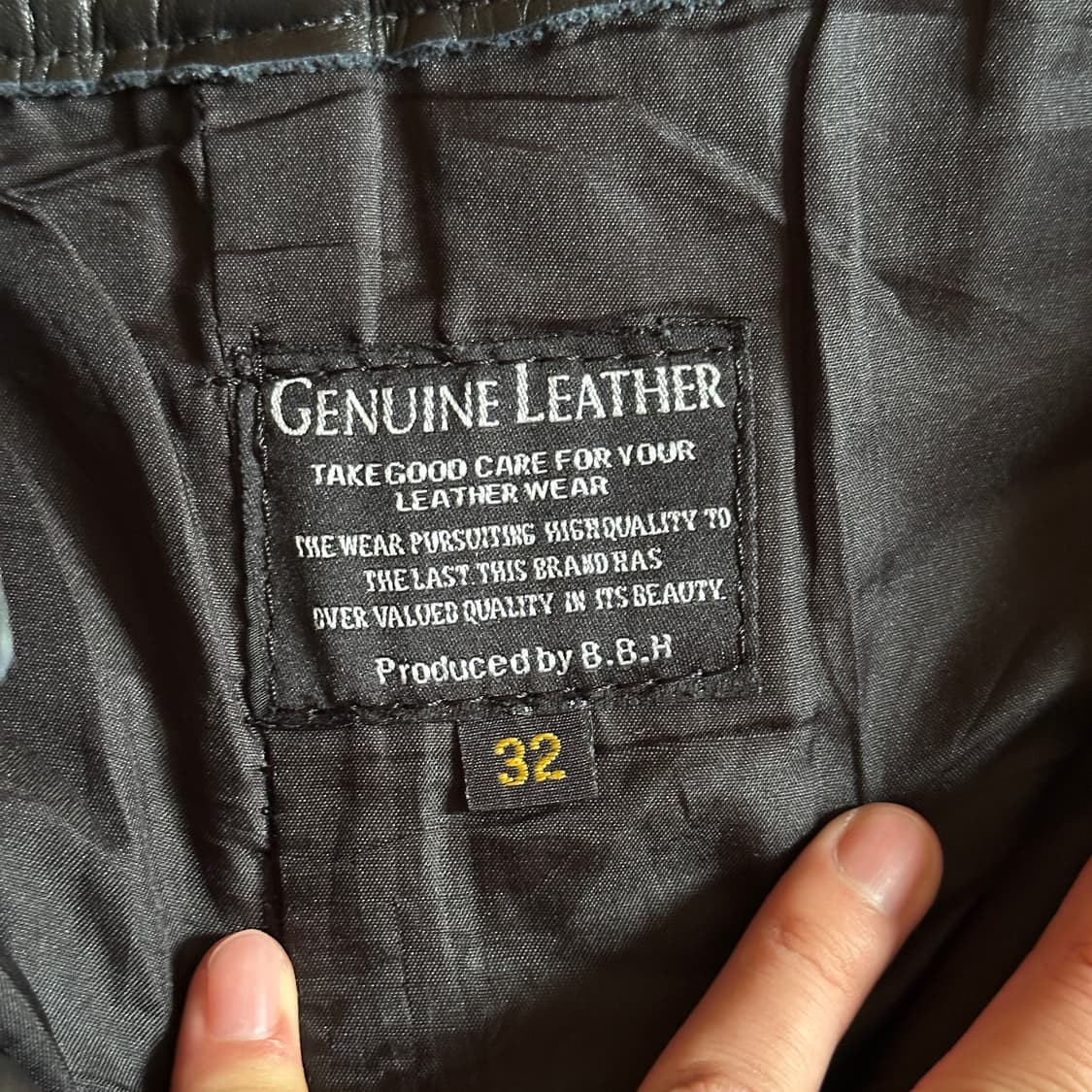 B.h.h clothing cow-hide leather pants 상품이미지7