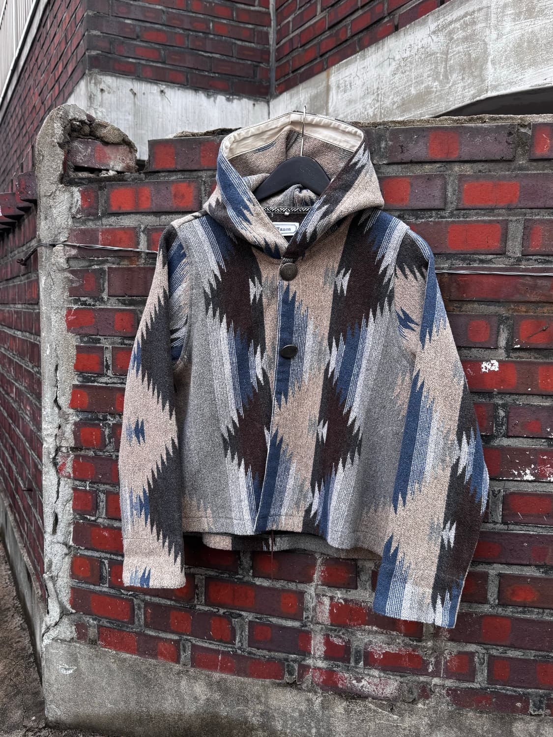 Nanea 에스닉 나바호 크롭 후드자켓  상품이미지1