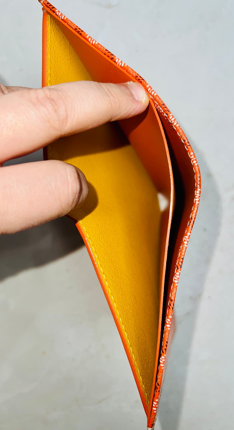 고야드 몰리에르 반지갑 오렌지 판매합니다! 상품이미지8