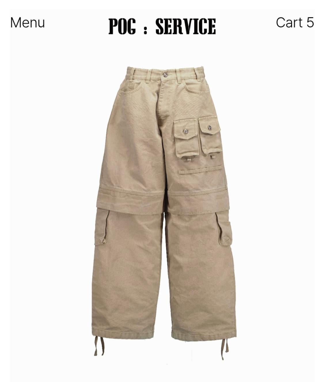 포그서비스 옥스포드 밀리터리 팬츠 바지 상품이미지1
